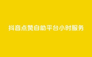 抖音点赞自助平台24小时服务 - 24小时提供抖音点赞自助服务，你值得拥有！